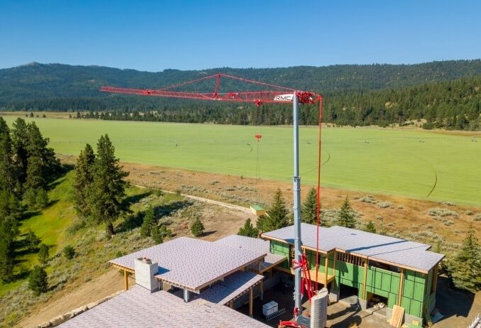 Potain cranes drive efficiency for Pinetop Custom Homes